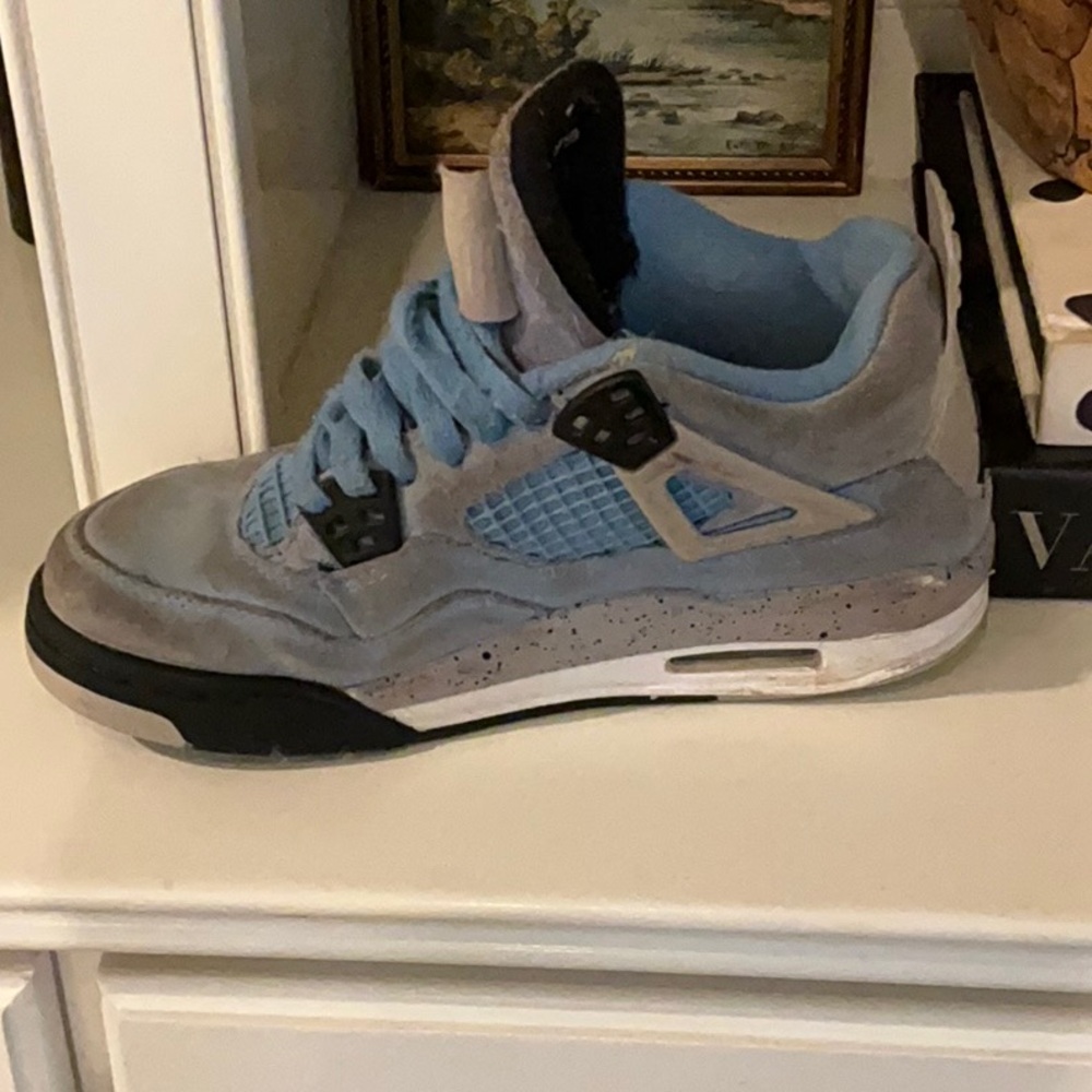 Blue Suede Sneakers